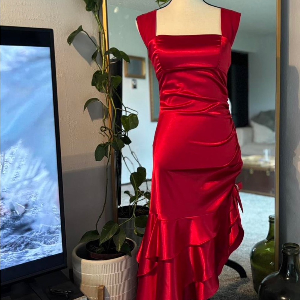 Red salsa dress